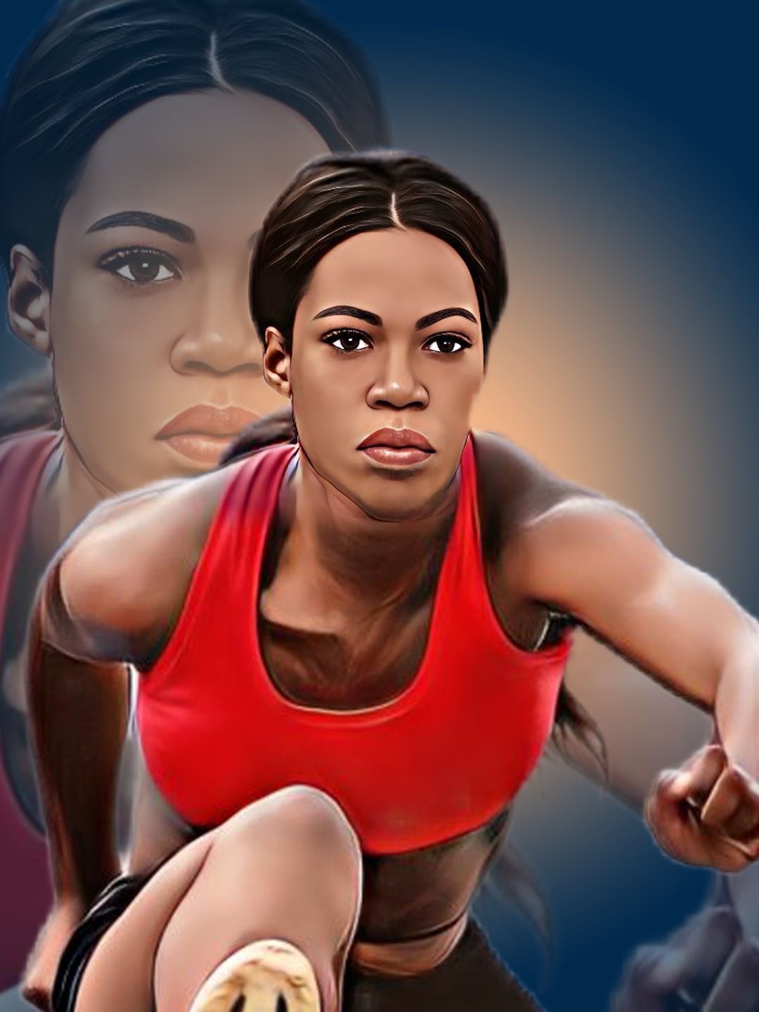 SUDDEN IMAGING LLC | NIL Opportunities For Athletes Via NTFs On The Metaverse. | Track Star NFT Caricature